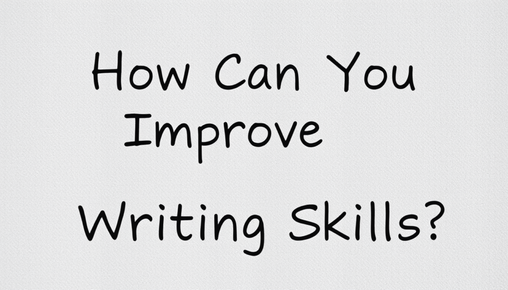 كيفية تطوير مهارات الكتابة الخاصة بك