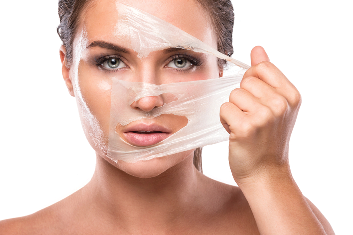 ماسكات تقشير الوجه