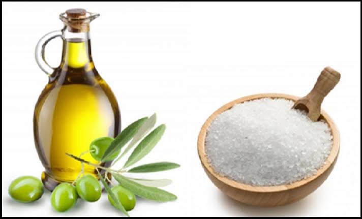 القضاء على قشرة الشعر بالملح 