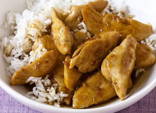 وصفة صدور الدجاج الحلو اللزج والحار