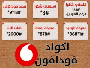 ازاي اعرف رصيدي كام في فودافون