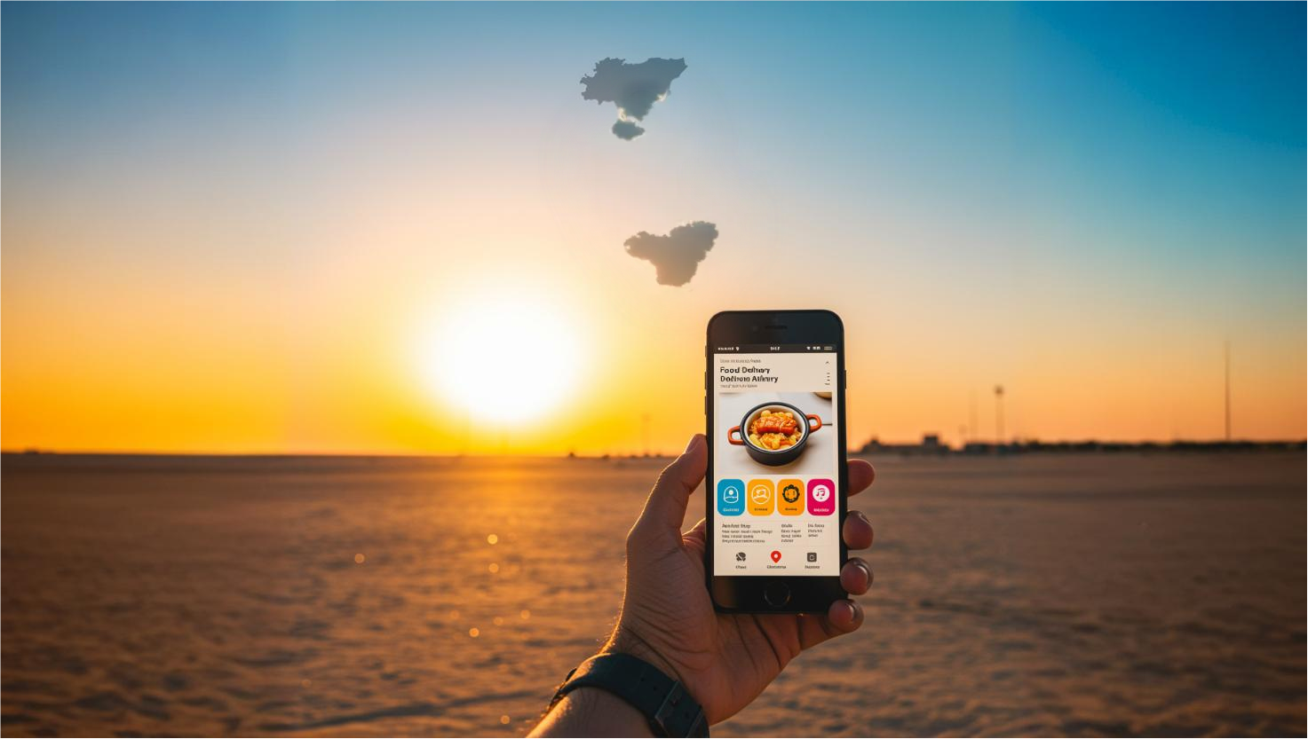 تطبيقات توصيل الطعام في الخليج