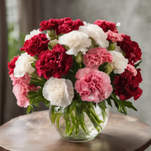 أزهار القرنفل والورد الهولندي: ورود شتوية مثالية"