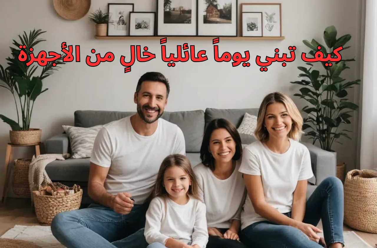كيف تبني يوماً عائلياً خالٍ من الأجهزة