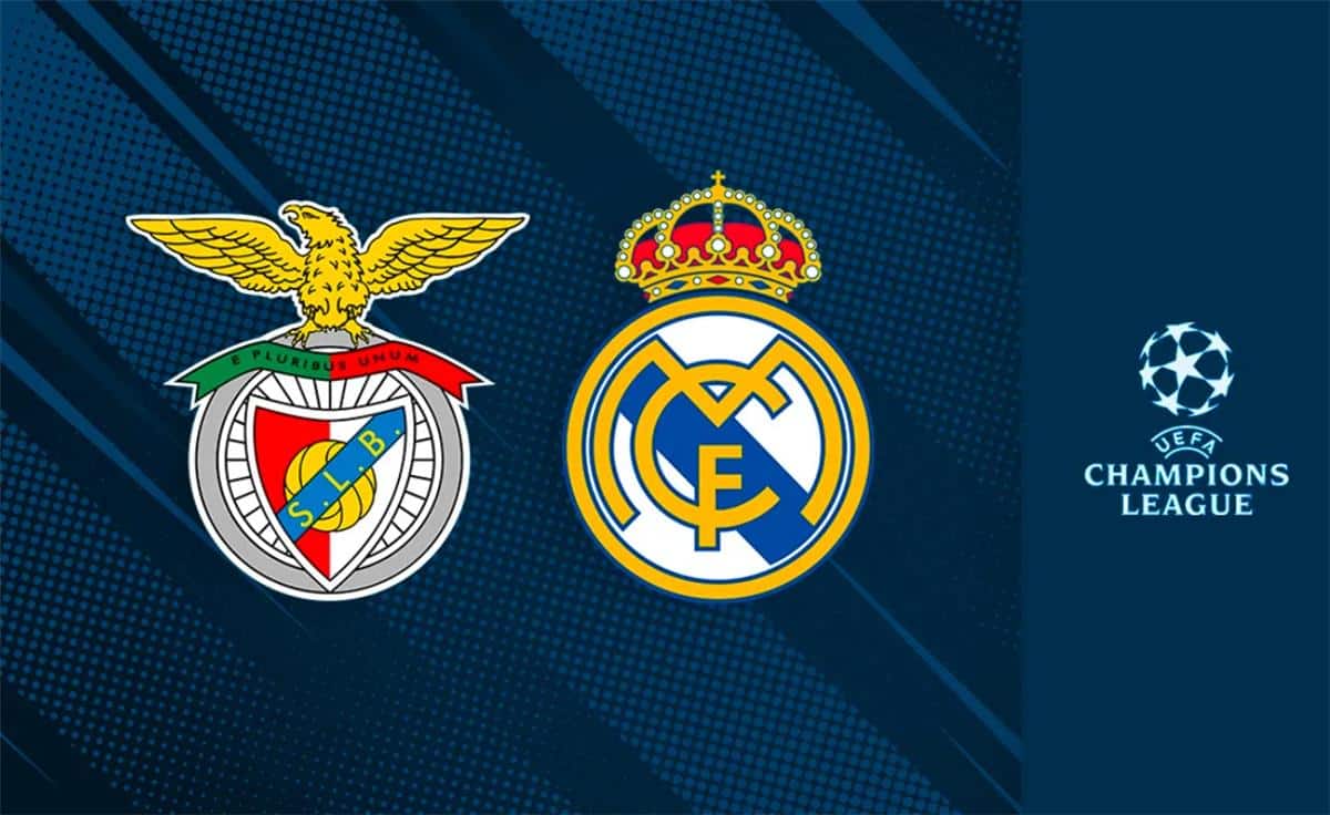 مباراة ريال مدريد وبنفيكا في ملحق دوري أبطال أوروبا